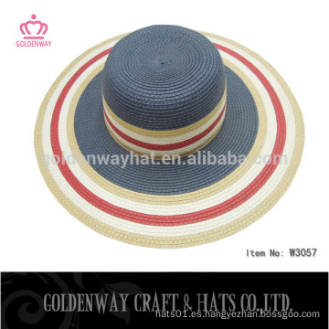 Sombrero hermoso del visera del sol de los sombreros de papel de la boina de las señoras